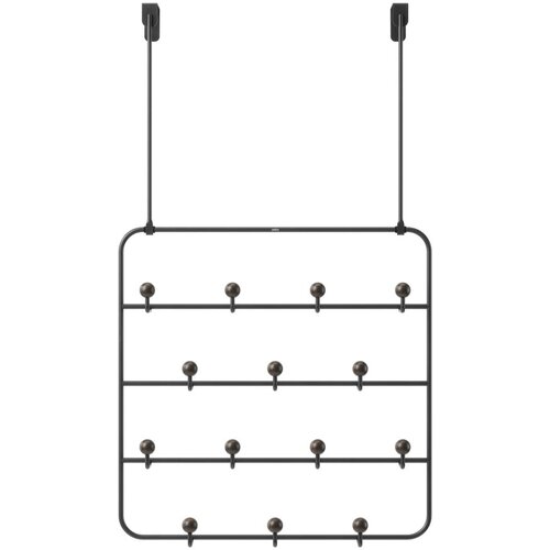Umbra Črn kovinski obe&amp;scaron;alnik za vrata 36 cm Estique - Umbra Slike
