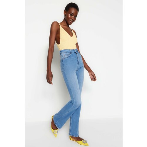 Trendyol Jeans - Blue - Wide leg Cene