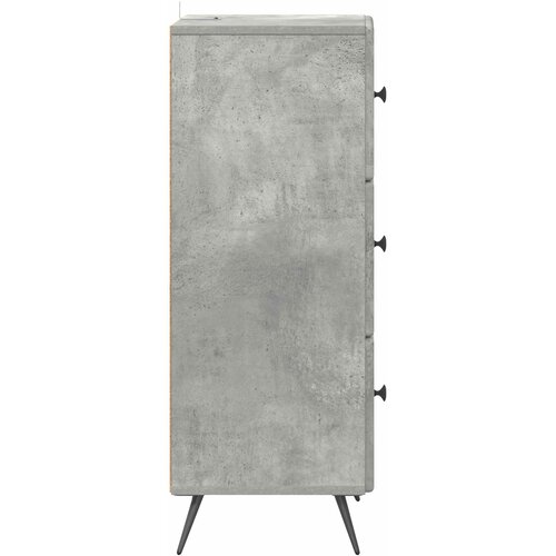  Ormar s ladicama Betonska siva 33 x 34,5 x 90 cm Slike