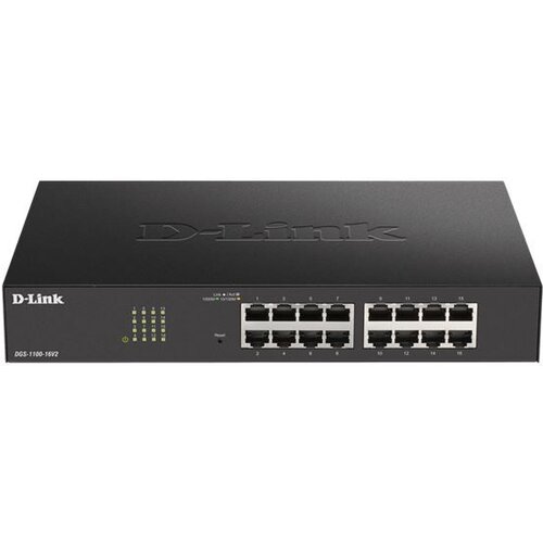 D-link 16P DGS-1100-16V2 m RM Slike