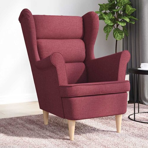 vidaXL fotelj wine red 74x84x100 cm tkanina Cene