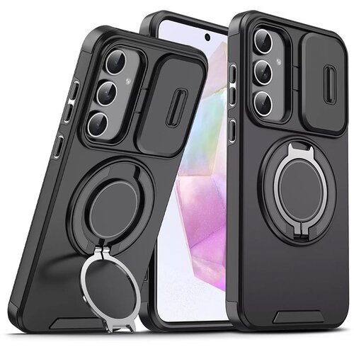  Torbica CamShield Ring stand za Samsung A376B Galaxy A37 5G crna Cene