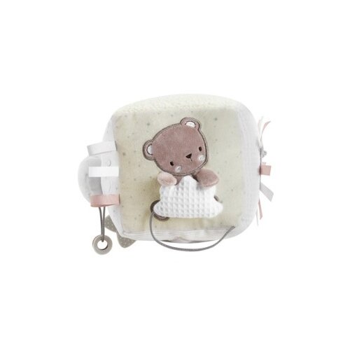 Kikka Boo Igračka pli&amp;scaron;ana kocka Dream Big Beige ( KKB10393 ) Slike