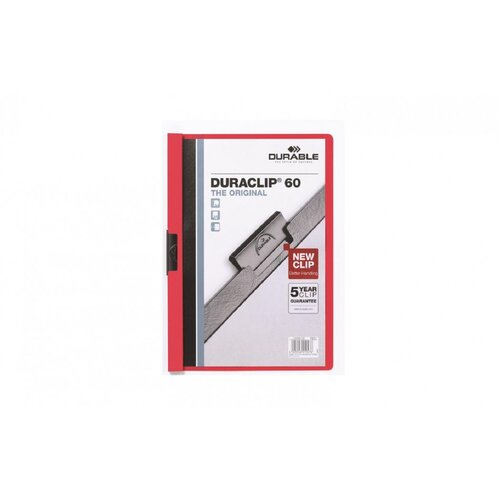 MAPA klip patent durable 2209 60 listov DURABLE - RDEČA Cene