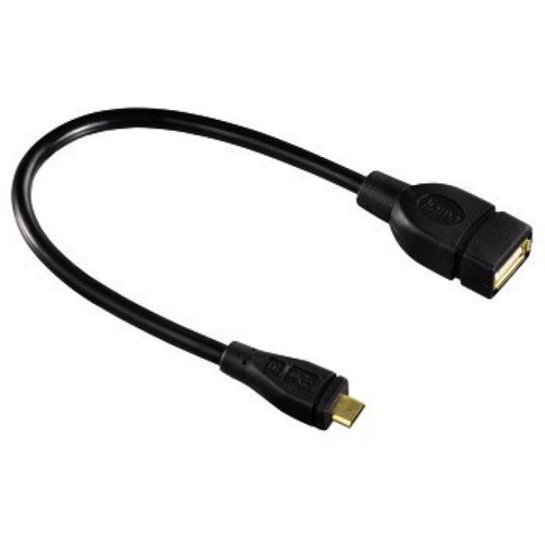 Hama USB kabl, micro-B muski na USB-A zenski, 15cm Cene