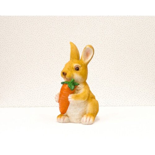 Dekordom uskršnja dekoracija - BUNNY WITH MUSHROOM/CARROT 21056 26cm - N39 Cene