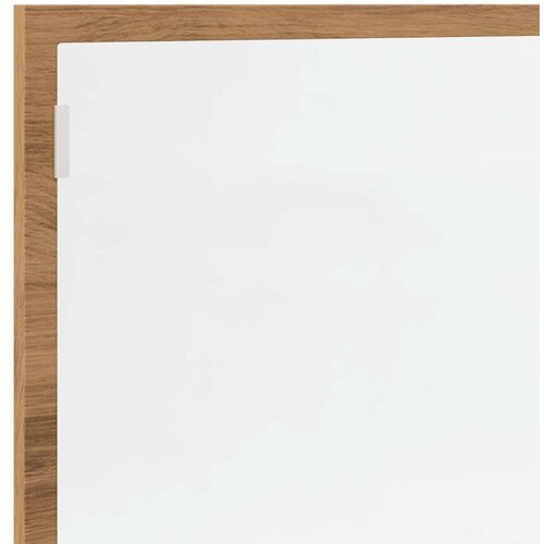 VidaXL LED kupaonsko ogledalo Artisan hrast 100x8,5x37 cm Slike