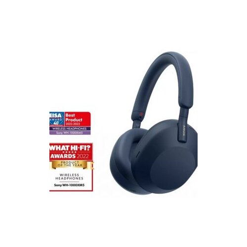 Sony bezične slu&amp;scaron;alice WH1000XM5;blokada buke;zvučnik 30mmDSEE;Hi-Res audio i wireless;bat do 30h Slike