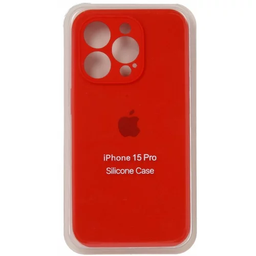  ORG Full Side Silicone Cover za iPhone 15 PRO crvena