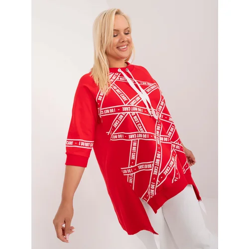 RELEVANCE Tunic-RV-TU-7598.94-Red