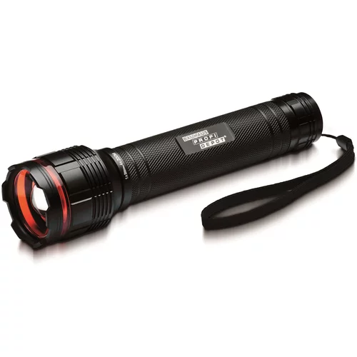  džepna LED svjetiljka KE 700 (Aluminij, Crne boje, 700 lm, Na baterijski pogon)