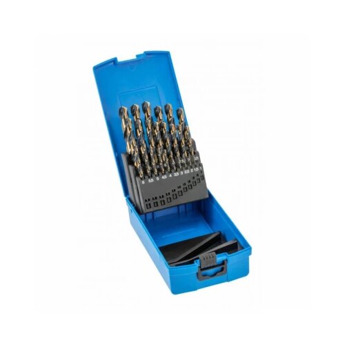  SET BURGIJA HSS U PLASTIČNOJ KUTIJI &amp;quot;SPLIT POINT&amp;quot; 1-13MM HT6D800 Slike