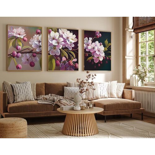 Wallity Uramljena slika Huhu218, 30x40 cm, 3 dijela Cene