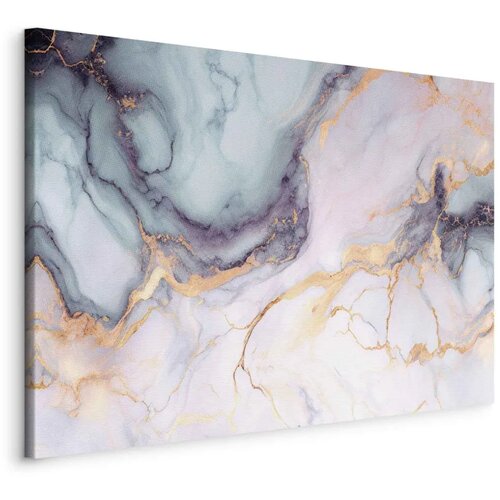  Slika - Pastel stones - pink and blue structures on a marble base 120x80 Standard Cene
