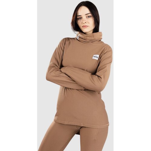 Eivy Icecold Gaiter Rib Top Funkcijska majica faded coffee Slike