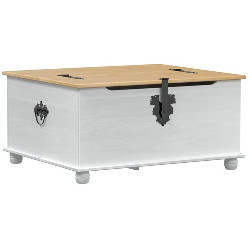 STORAGE Kutija za pohranu Corona 90 x 78 x 45 cm od masivne borovine Slike