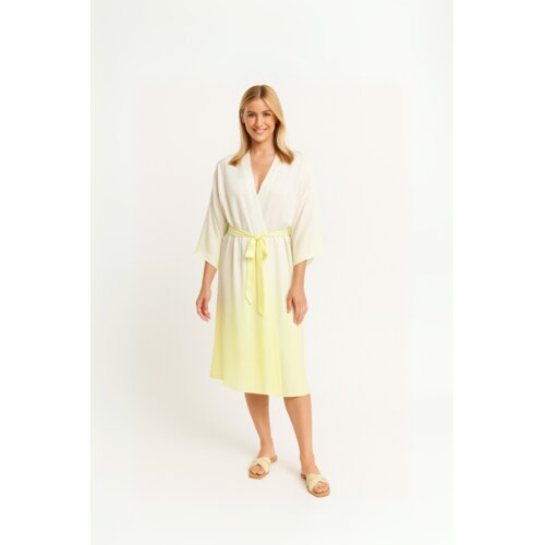 Only Ženski kimono Hertha, Belo-žuti Slike