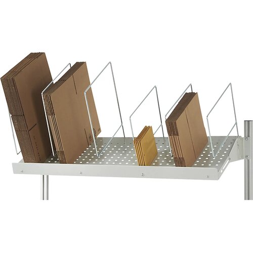 RAU Stojalo za kartonaste škatle, svetlo sive barve RAL 7035, ŠxG 1000 x 600 mm, 5 natičnih lokov (2 x 300 mm, 3 x 500 mm) Cene