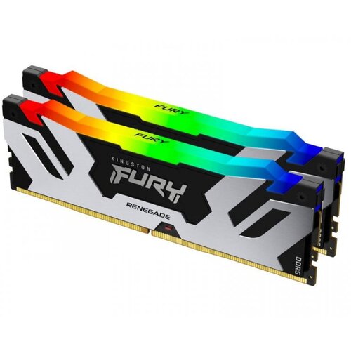 Kingston KF564C32RSAK2-64 ram memorija, DDR5, dimm, 64GB 2x32GB, kit/6400MT/s, fury renegade rgb Slike