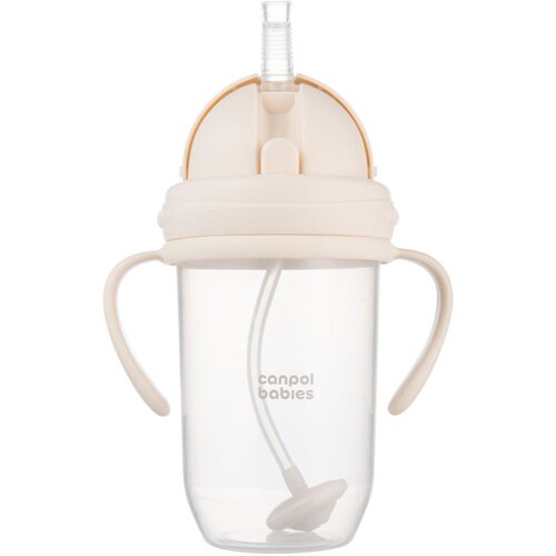 Canpol Cup skodelica z utežjo Nude 6m+ 270 ml Slike