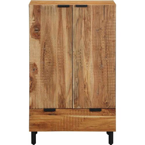  Highboard s ladicama Smeđa 60 x 33,5 x 100 cm Čvrsto drvo manga Slike