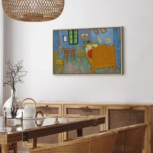  Slika - Vincent van Gogh &amp;ndash; Bedroom in Arles 120x80 U prirodnom drvenom okviru Slike