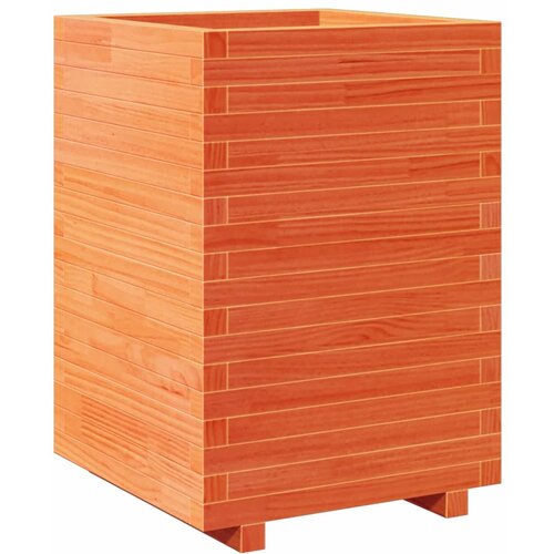 VidaXL Vrtno cvetlično korito vo&amp;scaron;čeno 50x50x72,5 cm trdna borovina, (21229335) Slike