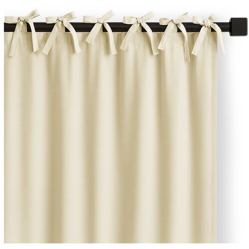 Restilo Slonoko&scaron;čena zavesa za delno zatemnitev 140x250 cm Carli Tie &ndash; Cene