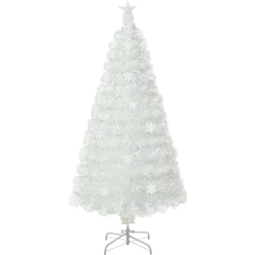 Costway Umetno božično drevo LED 150 cm belo, (5000073596) Cene