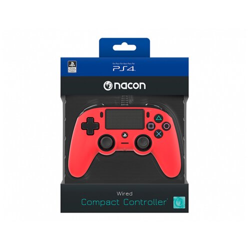 Nacon PS4 ŽIČNI IGRALNI PLO&amp;Scaron;ČEK, RDEČ Slike