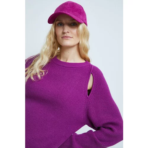 Medicine Pulover ženski, vijolična barva