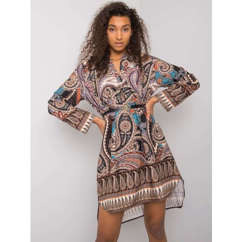 Italy Moda Dress-DHJ-SK-5766-1.32X-black-beige Slike