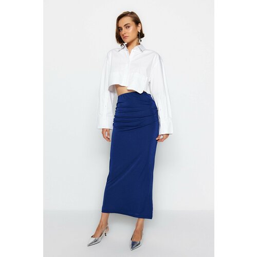 Trendyol Skirt - Dark blue - Maxi Slike