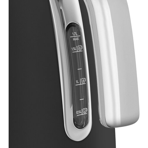 Smeg KLF03BLMEU Wasserkocher 50&amp;#039;s Retro Style, Schwarz Matt Slike