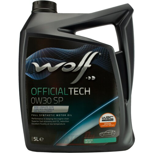 Wolf Motorno olje OFFICIALTECH 5L 0W-30 SP Cene