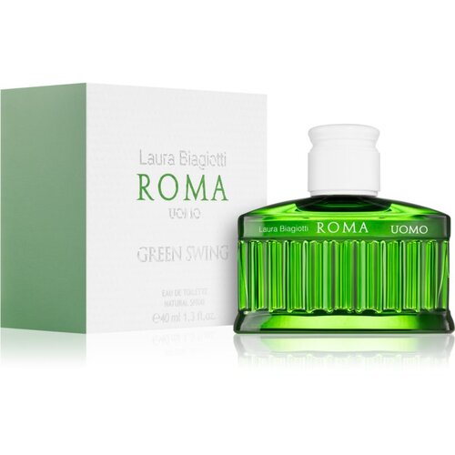 Laura Biagiotti Roma Uomo Green Swing toaletna voda za mo&amp;scaron;ke 40 ml Slike