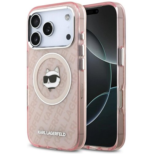 Karl Lagerfeld OVITEK Z GLAVO CHOUPETTE IN LOGOM MAGSAFE ZA IPHONE 17 PRO MAX, (5000339195) Slike