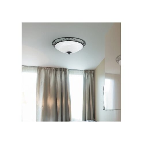 Rabalux athen plafonjera D47 E27 3x60W mat crna klasična rasveta Slike