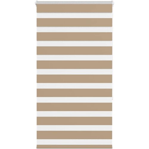 vidaXL zebra senčilo pe&scaron;čeno rjava 80x150 cm tkanina &scaron;irina 75,9 cm Cene