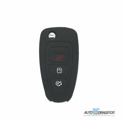 888 Car Accessories silikonska navlaka za ključeve crna ford APT1011.04.B Slike