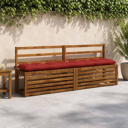  Jastučić za klupu VIANEN 100% poliester Crvena 200 x 30 x 12 cm Cijene