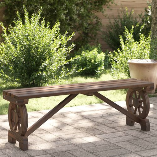  The Living Store Vrtna klop 115 cm trden les jelke - Vrtna Klop, (21460491) Slike