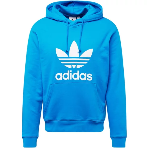 Adidas Sweater majica 'Adicolor Classics Trefoil' nebesko plava / bijela