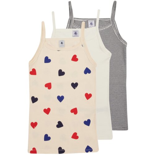 Petit Bateau Majice brez rokavov A07A400 X3 Večbarvna Slike