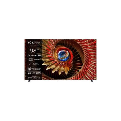 Tcl QLED-Mini LED TV 98"98C8K, 4K UHD, 144Hz, Google TV Cene