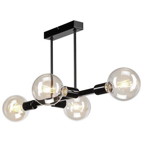  Luster na šipci ASTRID 4xE27/60W/230V crna Cene