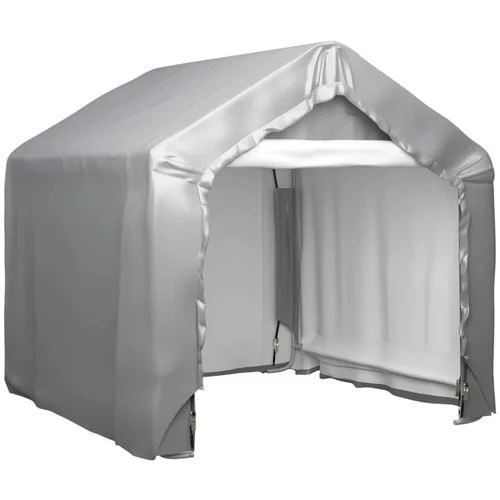  Skladišni šator sivi 180 x 180 cm od pocinčanog čelika