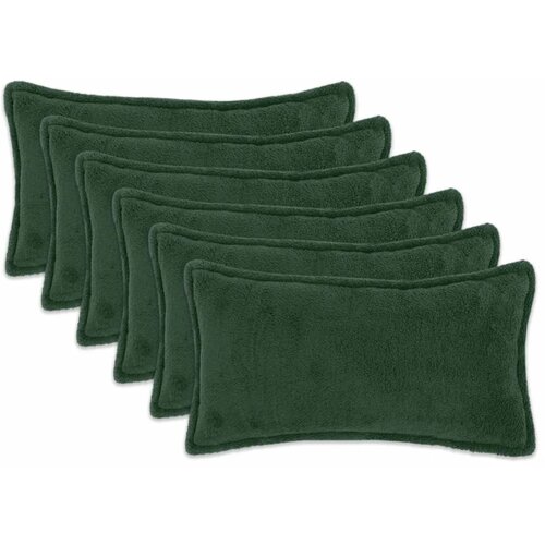  Presvlaka za jastuk 6 kom. HOUTEN Tamnozelena 40 x 80 cm Boucl&eacute; - Tamnozelena 40 x 80 cm 6 Cijene