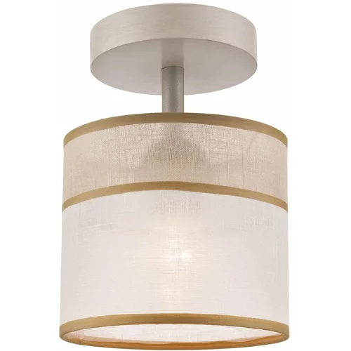 LAMKUR Svjetlo smeđa stropna svjetiljka s tekstilnim sjenilom ø 16 cm Andrea –
