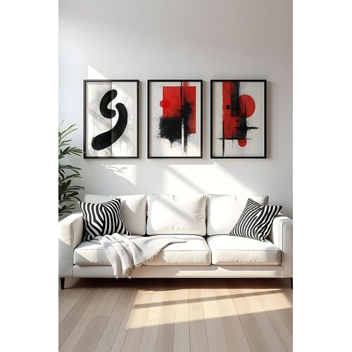 WALLXPERT Uramljena slika Huhu444, 20x30 cm, 3 dijela Cijene